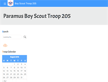 Tablet Screenshot of paramusscouting.org